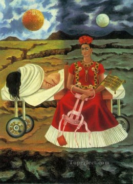 Árbol de la esperanza sigue siendo fuerte feminismo Frida Kahlo Pinturas al óleo